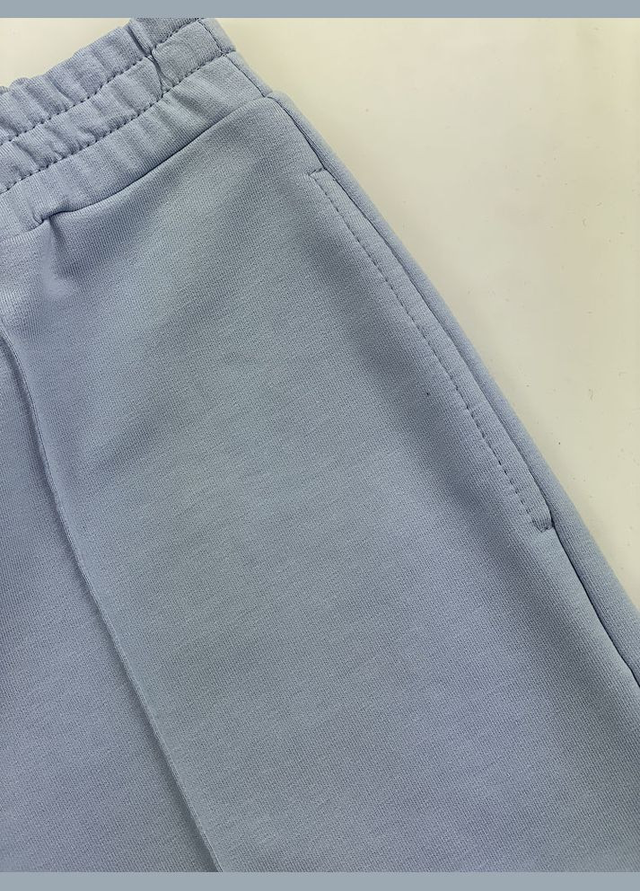 Голубой демисезонный трикотажный костюм для девочки Mevis