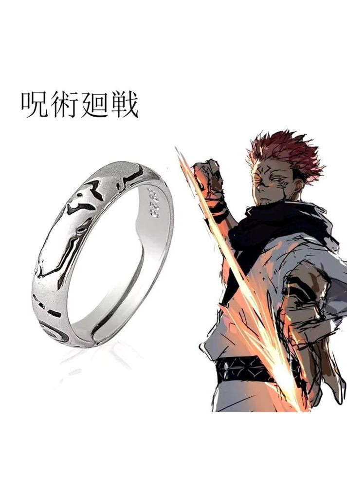 Кольцо Рёмен Сукуна Аниме Магическая битва Sukuna Jujutsu Kaisen Размер регулируется No Brand (312475576)