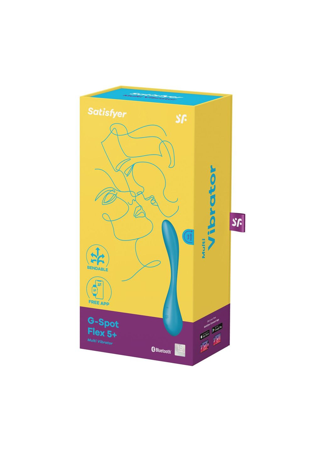 Універсальний смарт-вібратор G-Spot Flex 5+ Petrol Satisfyer (335395377)