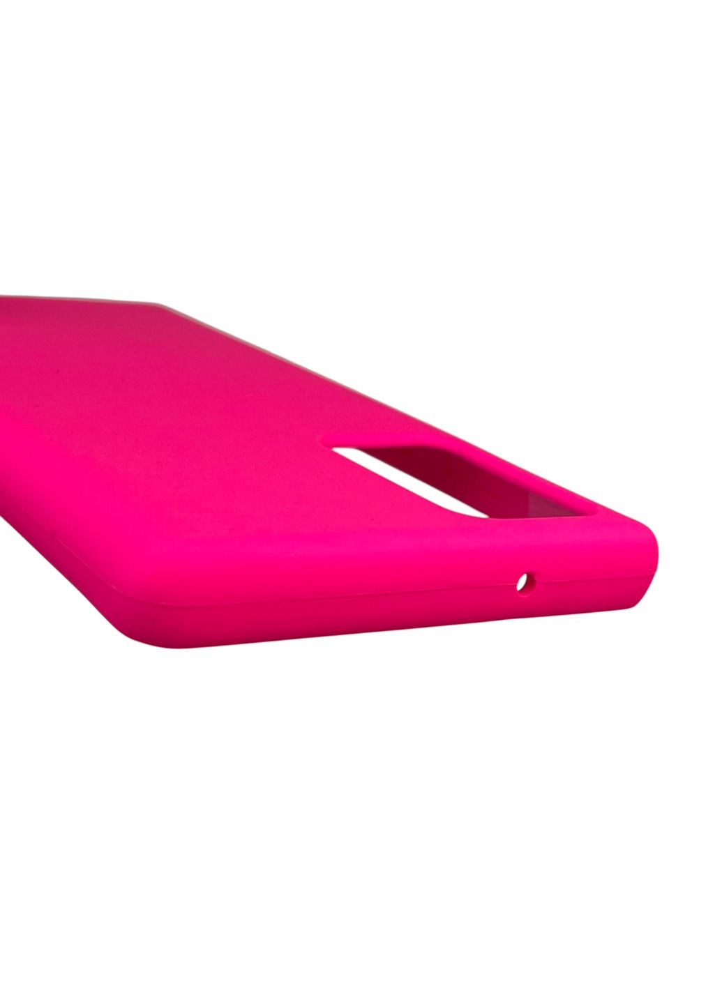 Чохол для Galaxy Note 20 (SM-N9810) силіконовий з мікрофіброю нековзний на самсунг нот 20 малиновий Samsung (366388249)