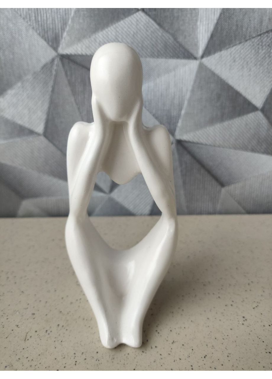 Гіпсова статуетка «Думки» сучасний декор, подарунок Handmade (372970607)