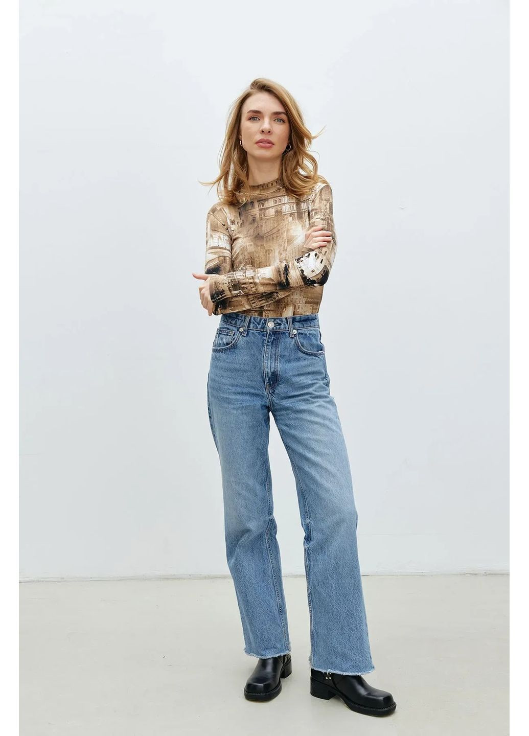 Боді Мегаполіс, колір Світло-коричневий Rica Mare (367831690)