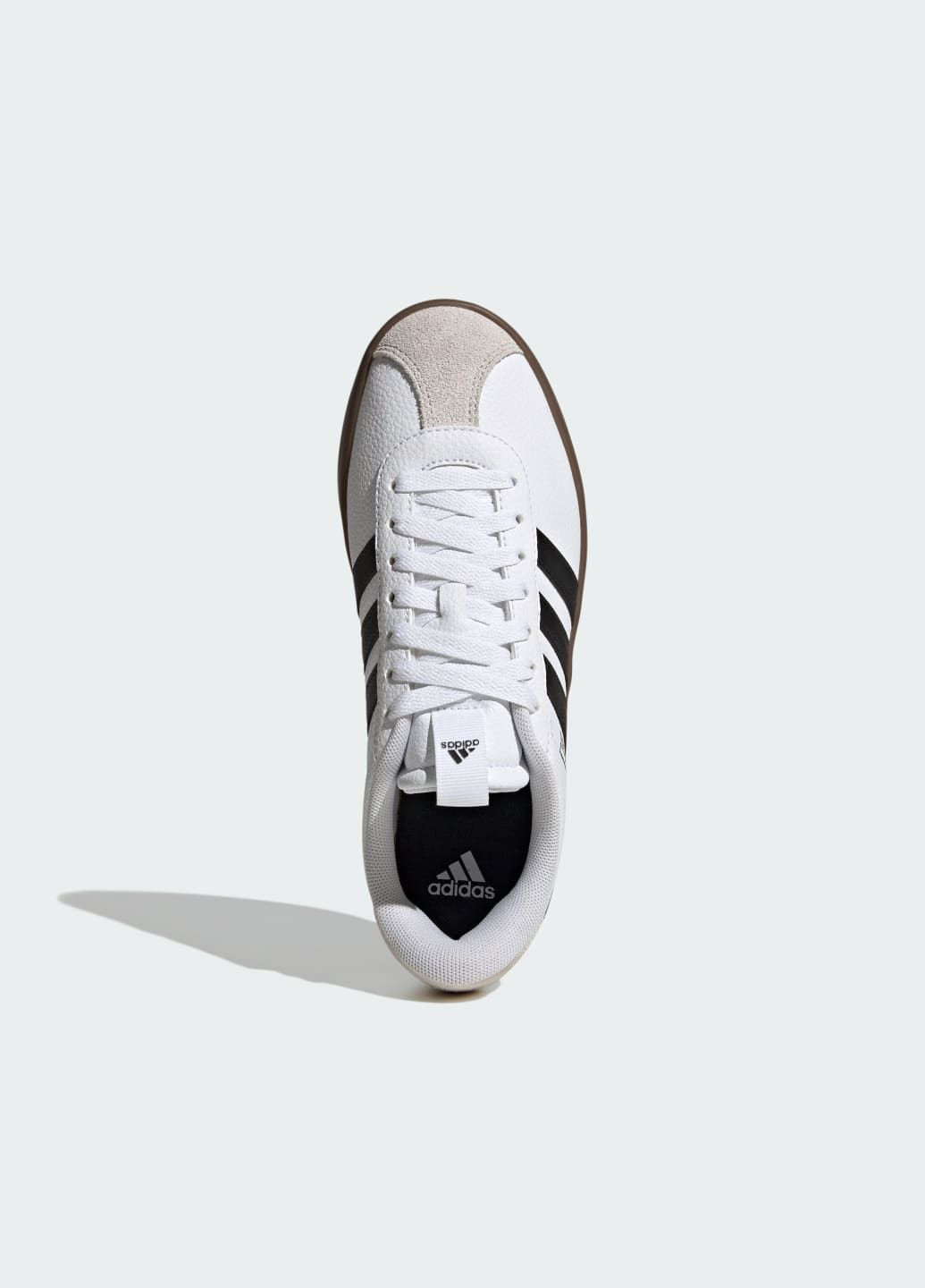 Кроссовки VL Court 3.0 Low Skateboarding adidas белые всесезоны (305842683)