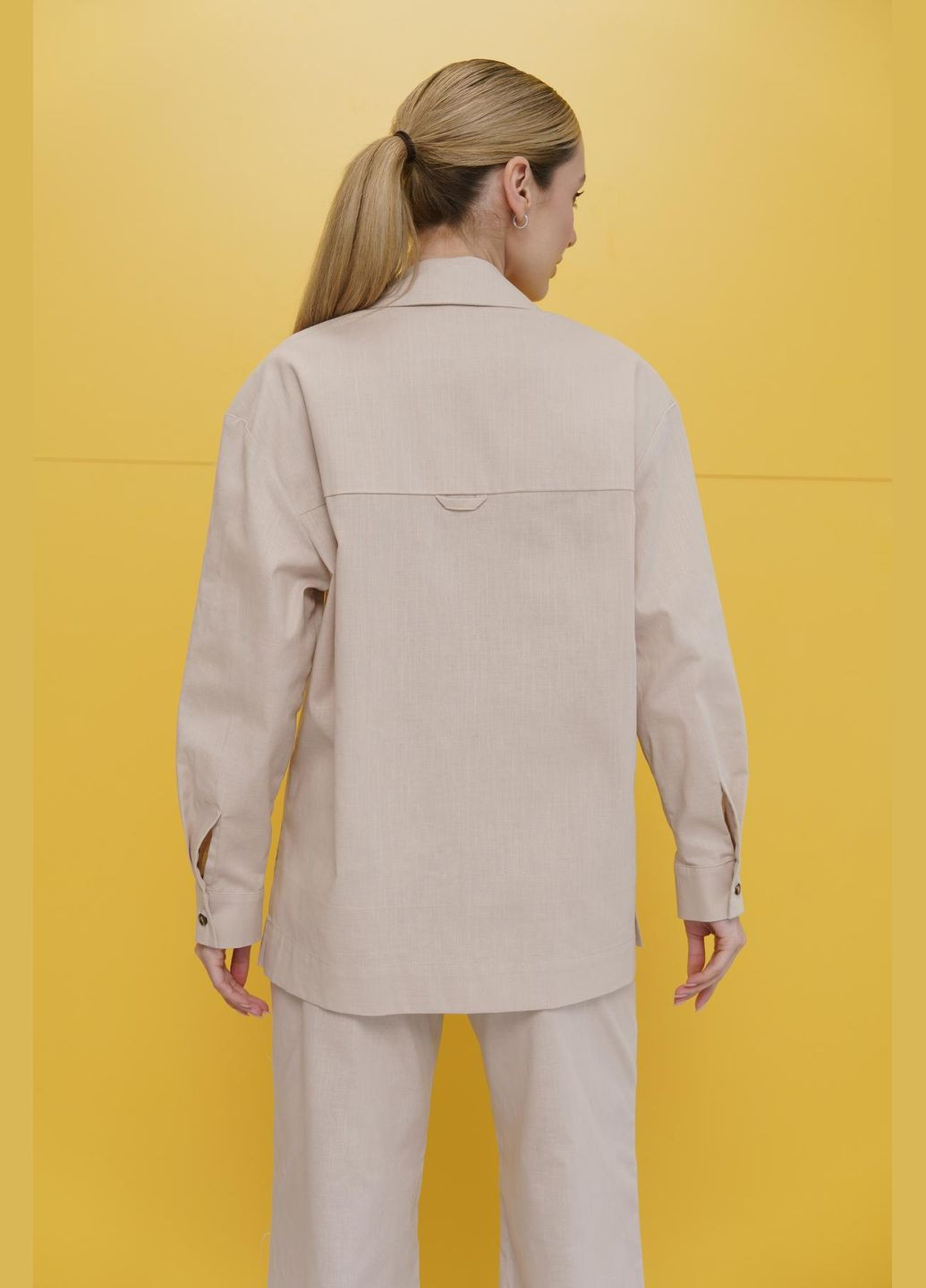 Жіночий костюм "Alessandra long" бежевий No Brand (331812720)