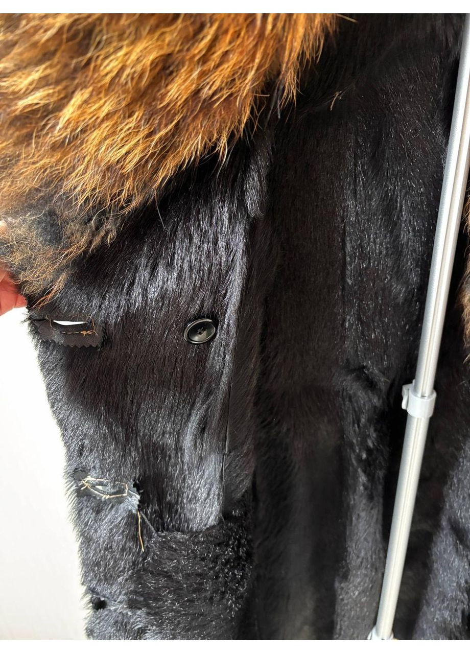 Шкіряна дублянка Stella Rossa з натуральним хутром писця демісезонна дублянка, розмір S/M No Brand (366890487)