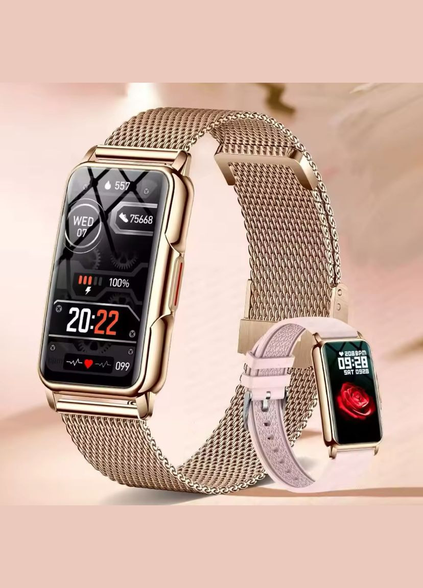 Smart Mioband Nano+ Gold, 2 ремешка UWatch (346529863)