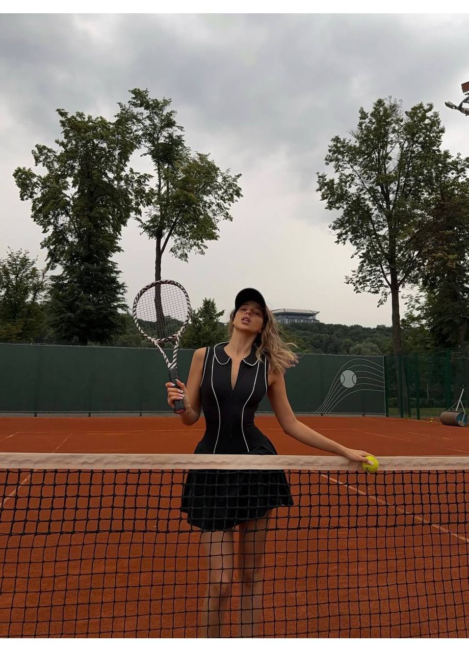 Сукня-комбінезон у чорному кольорі для активного відпочинку та прогулянок No Brand 420 чорний