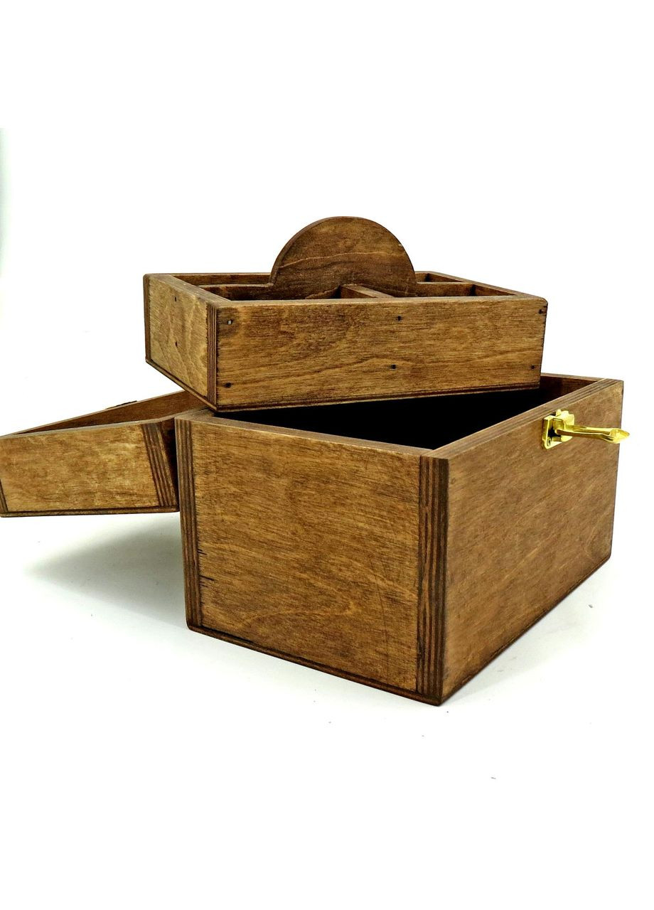 Органайзер для медикаментов из дерева Крепелин мускат (АПТ-001307) No Brand (328910416)