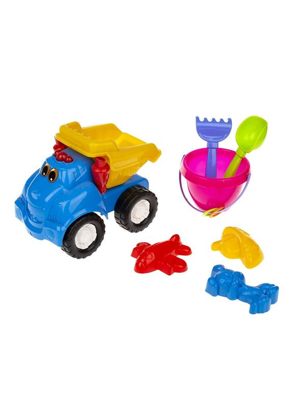 Самосвал игрушечный "Смайл" №3 0145 с аксессуарами Colorplast (331484894)