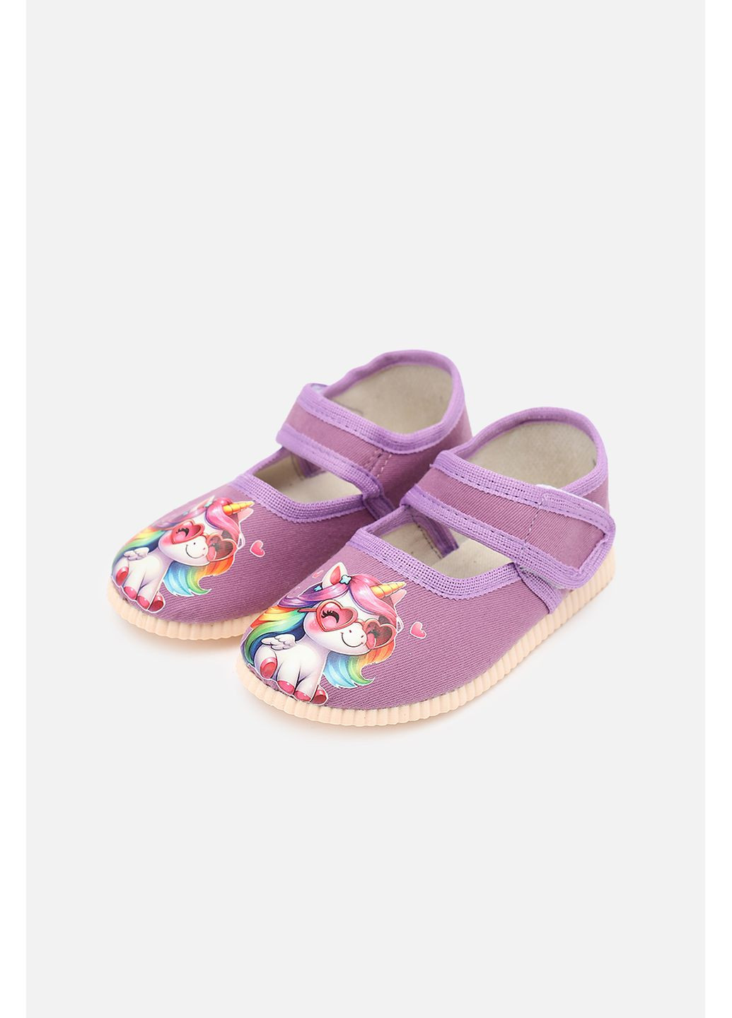 Капці домашні для дівчинки колір бузковий ЦБ-00285308 Берегиня (361497941)