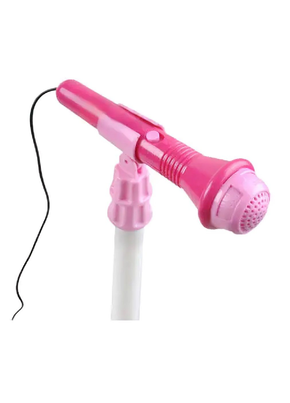 Дитячий набір електрогітара з мікрофоном підсилювачем MP3 входом миготливими вогнями роботою від батарейок (480351-Prob) Рожева Unbranded (334058369)