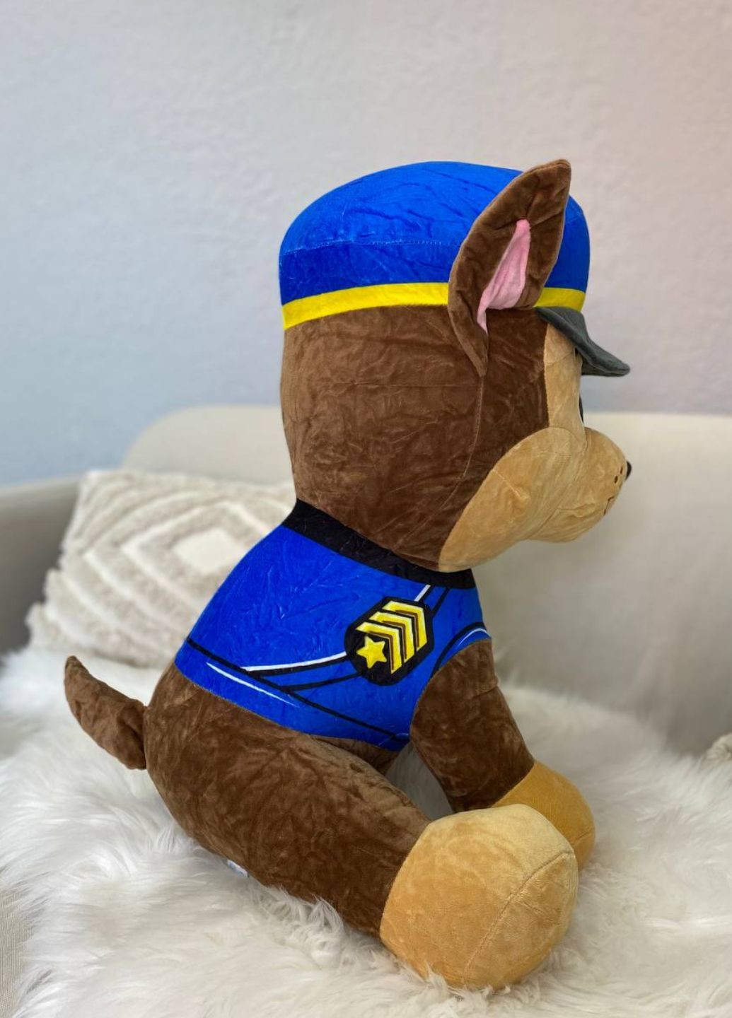 Велика м'яка іграшка Гонщик 45 см собака з мультфільму Щенячий патруль My Kigu (372463628)