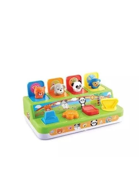 Игрушка для малышей POP-UP Animals для развития реакции с животными (PL6611-TB) MFC (406202920)