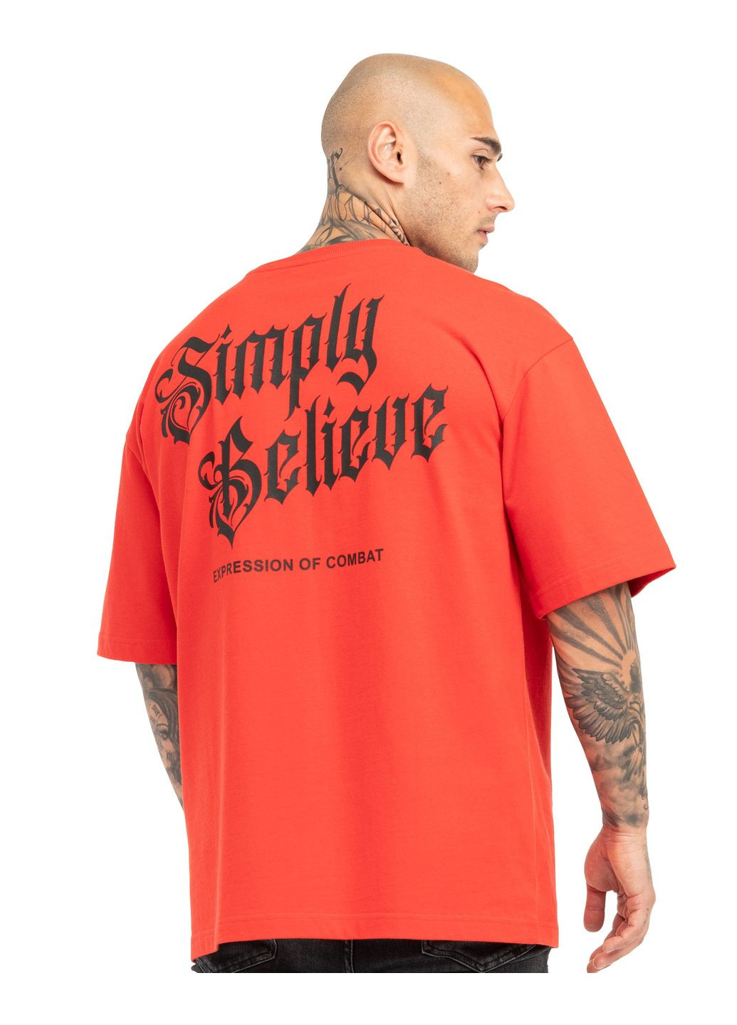 Красная футболка Tapout SIMPLY BELIEVE