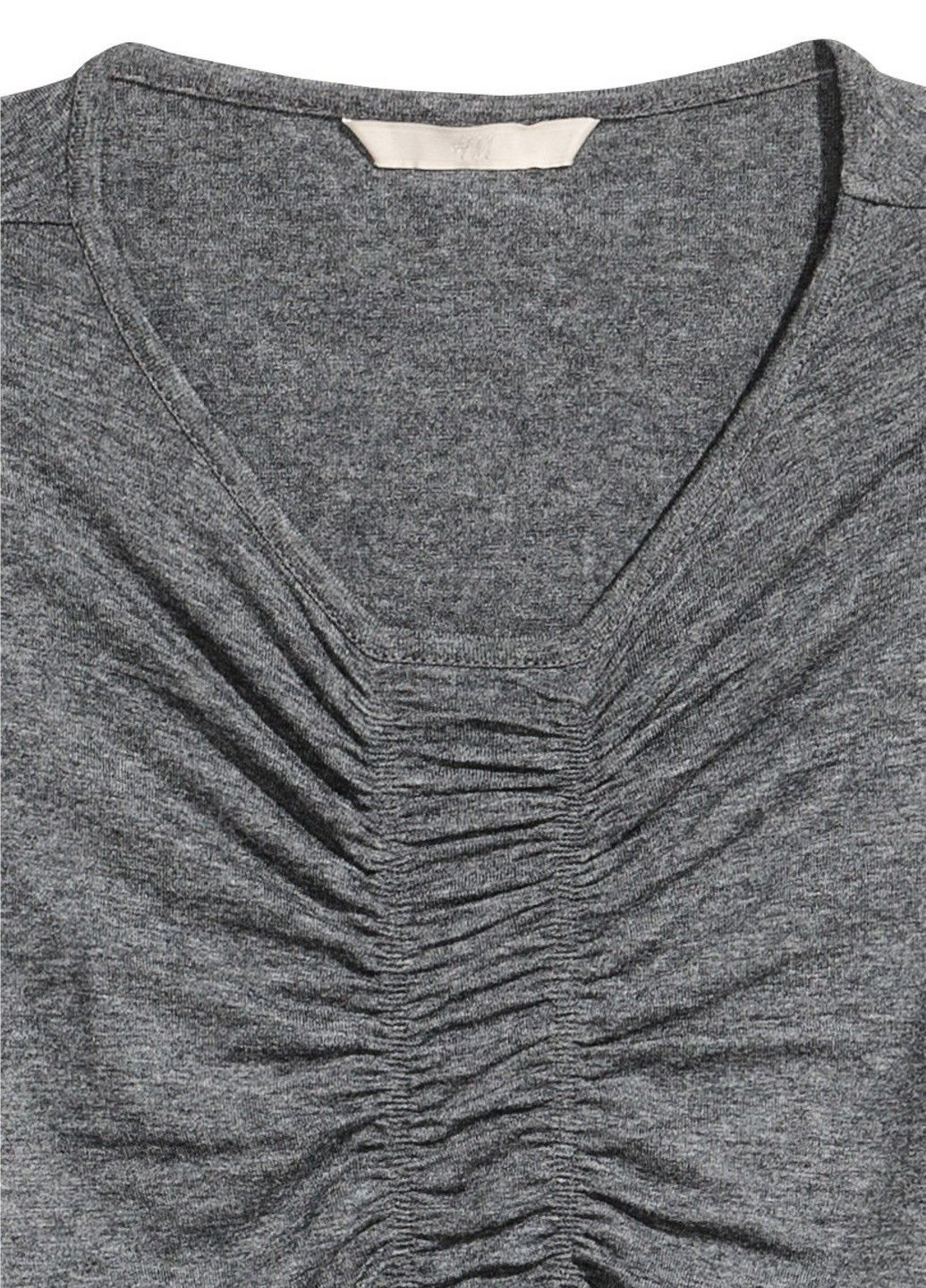 Сіра кежуал сукня H&M однотонна