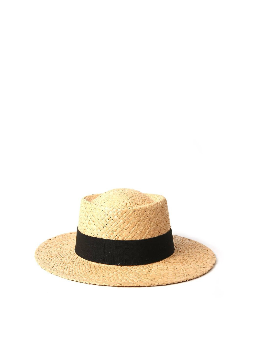 Шляпа порк-пай мужская рафия желтая ESME 844-149 LuckyLOOK 844-149м (292668869)
