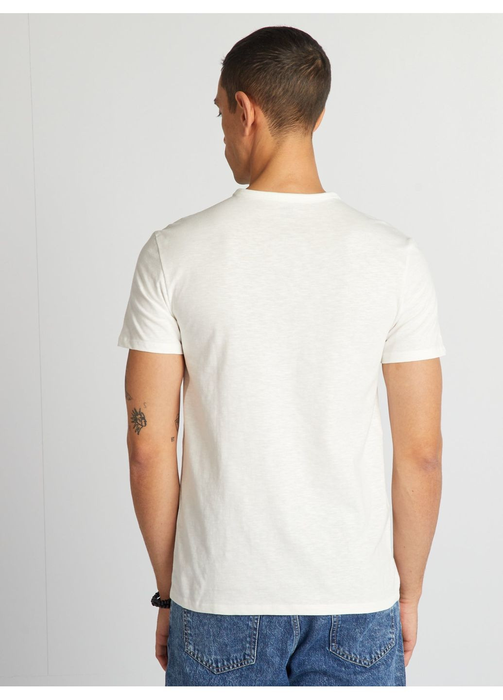 Молочна футболка,молочний, Kiabi