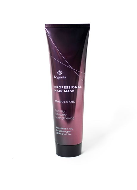 Зволожуюча маска для волосся від "Marula Oil" 300 мл Bogenia (313262575)