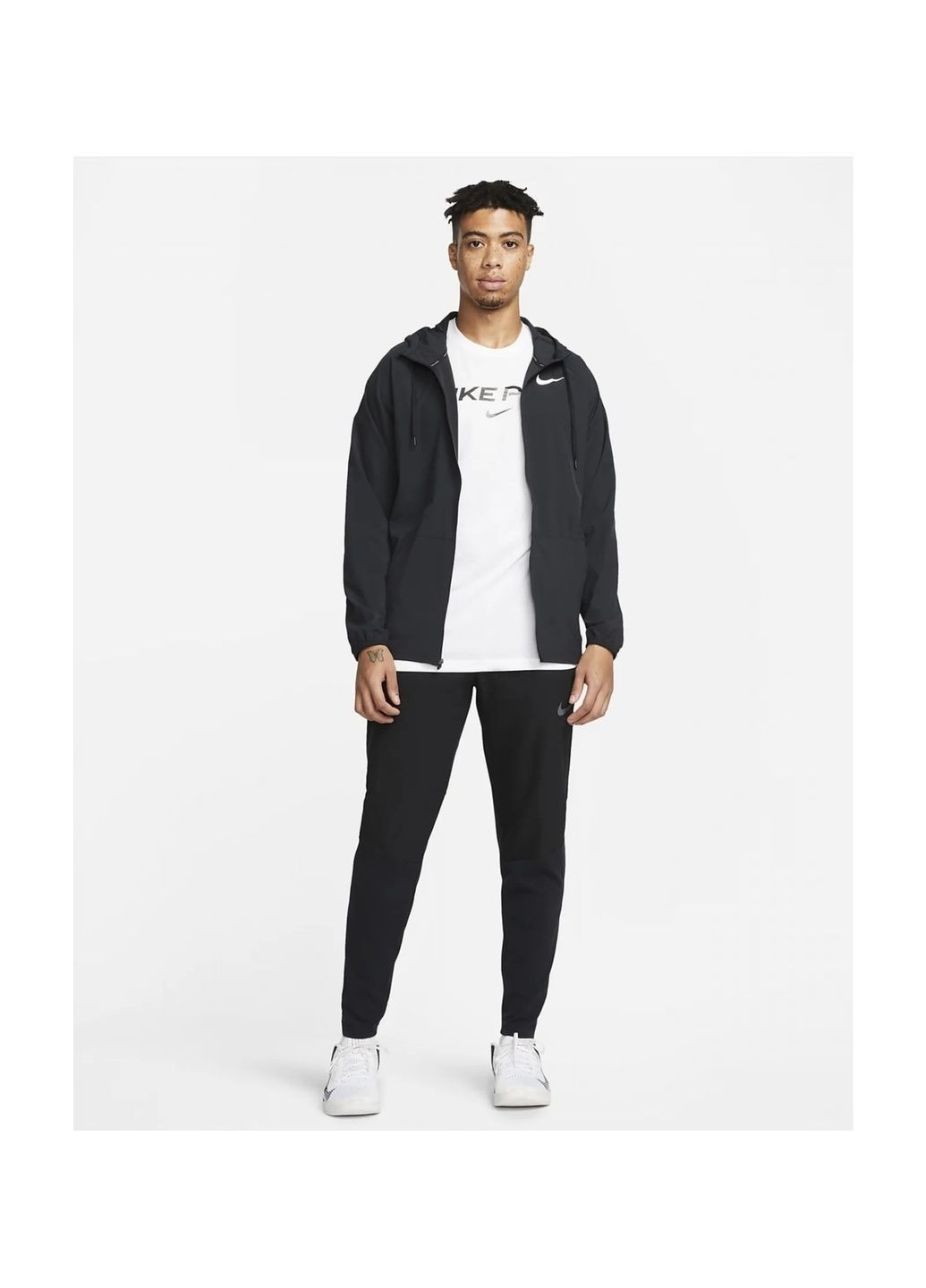 Чорна куртка чоловіча np df flex vent max hd jkt black dm5946-011 Nike