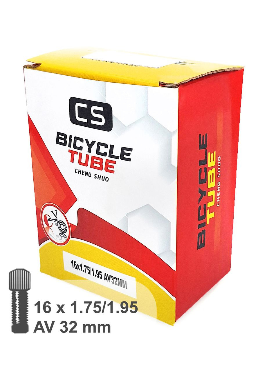 Камера велосипедна CS 16x1.75/1.95 AV 32 мм (G0001363) C&S (355802661)