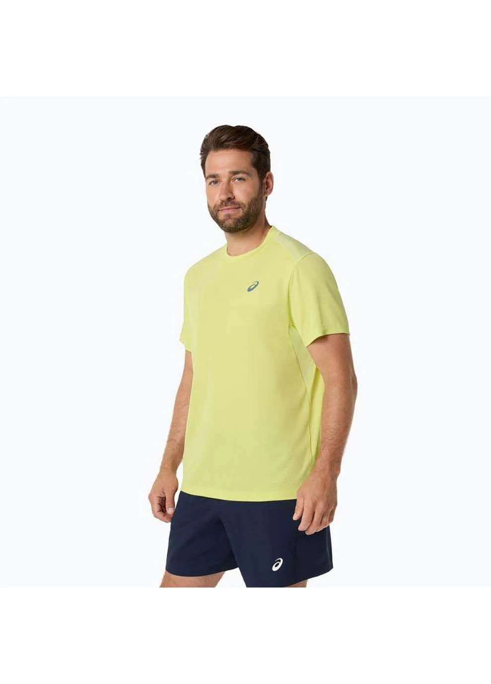 Желтая мужская футболка court ss top жёлтый Asics