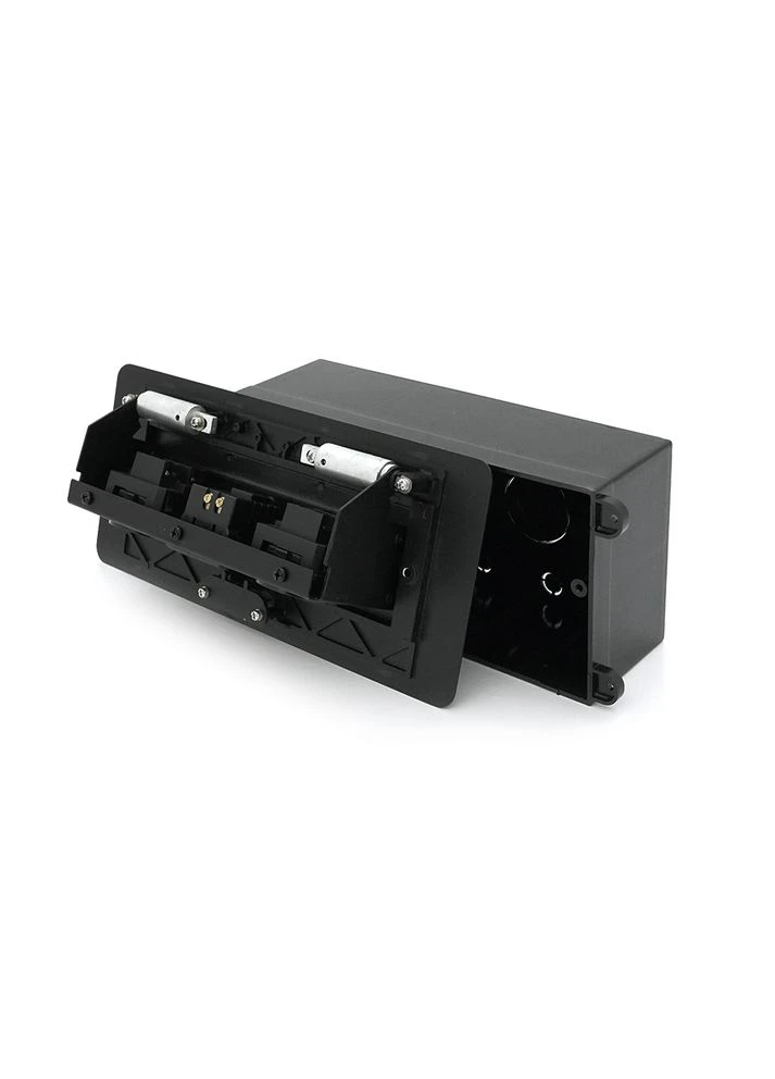 Розетка для підлоги висувна із заземленням J29L, дві розетки + 2 * USB, Input: AC 100-250V 16A, Black Voltronic (389236363)