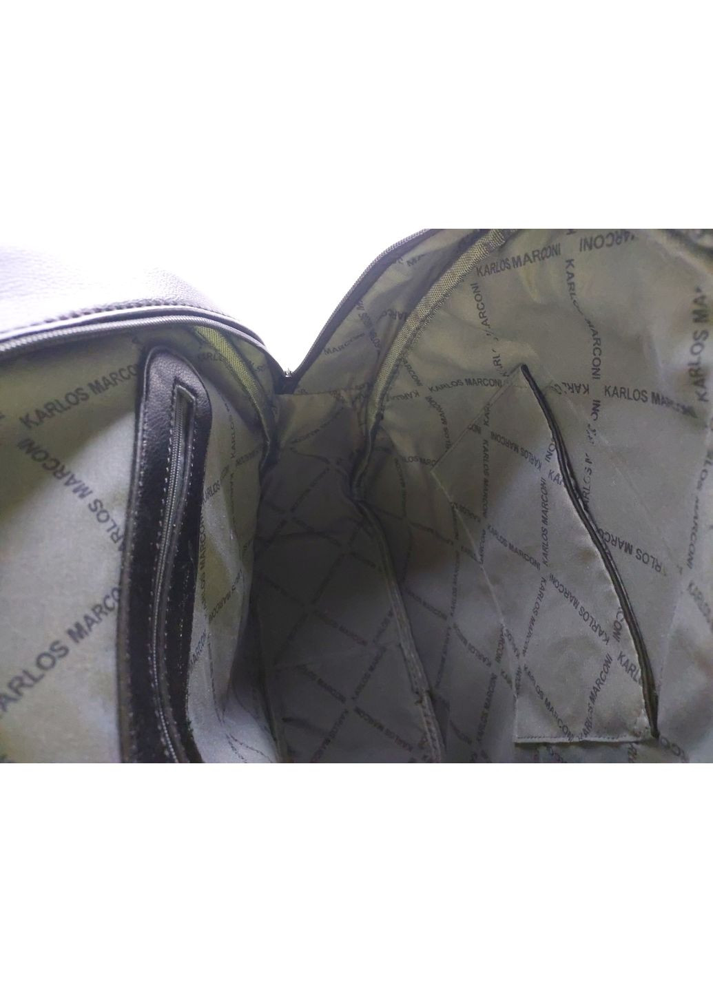 Рюкзак жіночий великий А4 чорний Karlos Marconi (354333303)