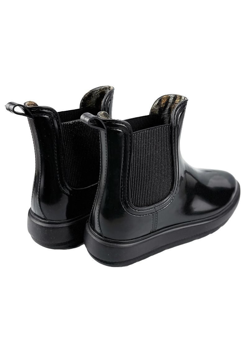Жіночі гумові чоботи (ботики) чорні 2002-4 Realpaks (355336375)