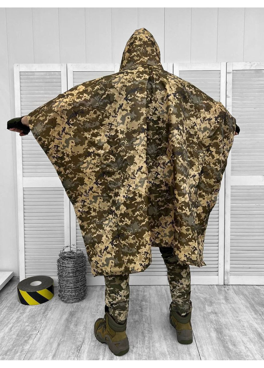 Дождевик-пончо пиксель v2 No Brand (361373298)