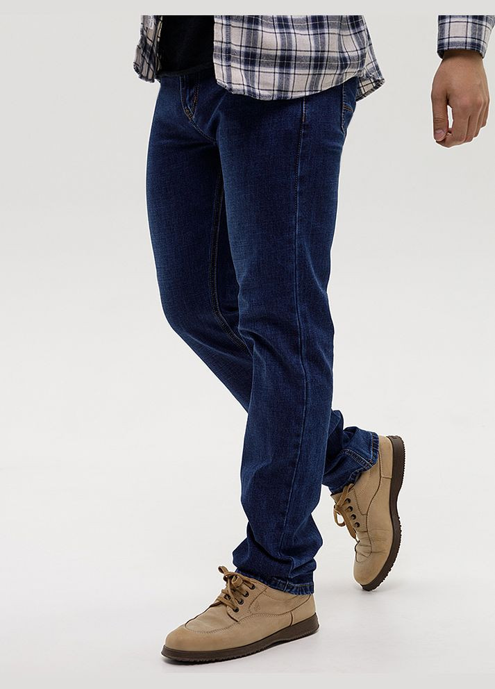 Чоловічі джинси регуляр колір синій ЦБ-00233729 FREERARS (282925609)