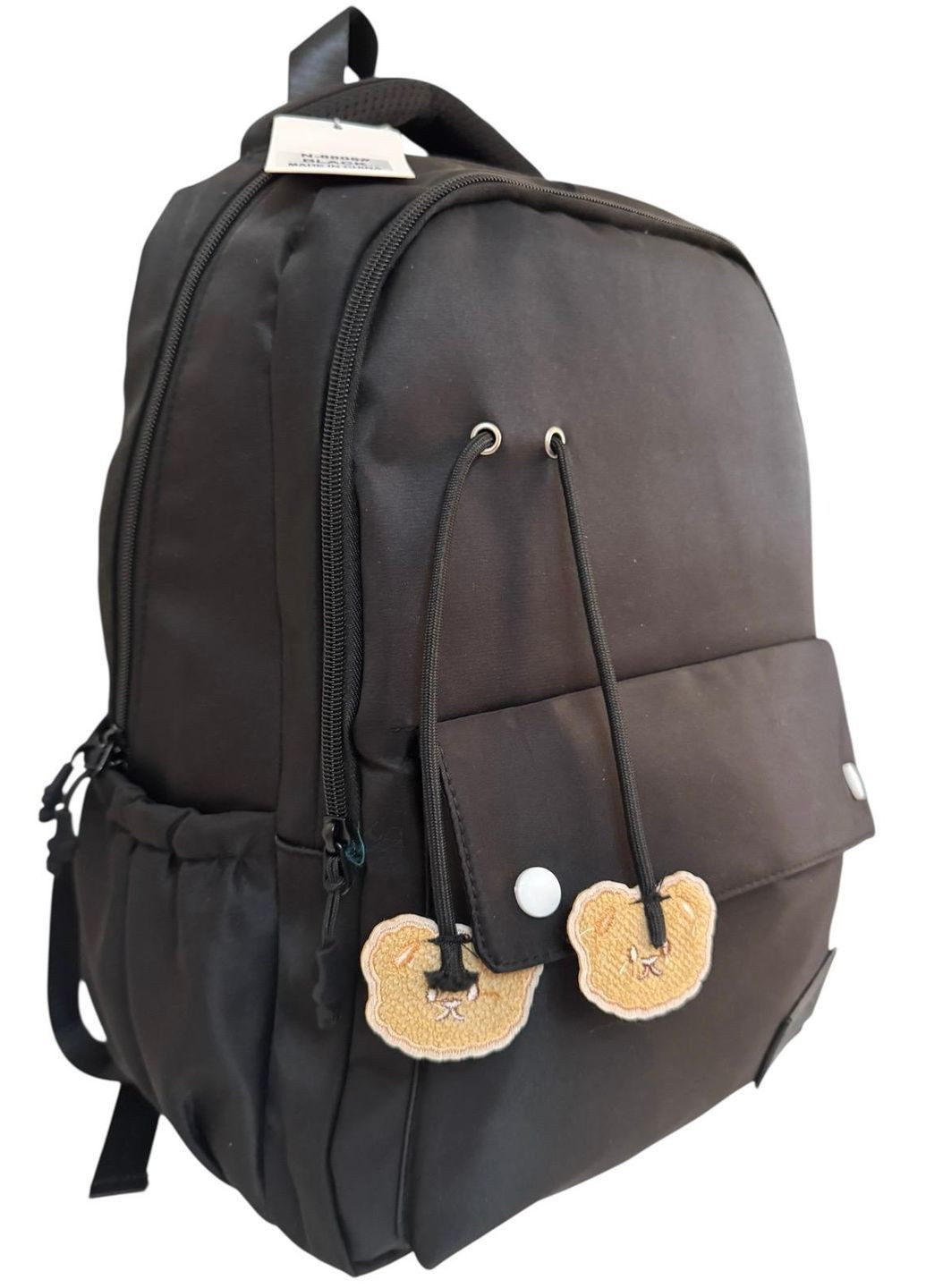 Рюкзак школьный с тремя отделениями 8806 черный No Brand (369365248)