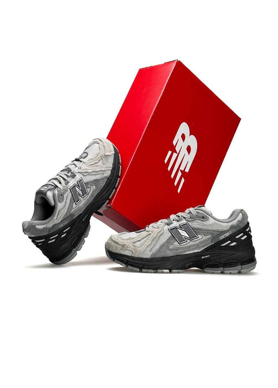 Кроссовки женские New Balance Grey Black No Brand 1906D серые демисезоны (315019592)