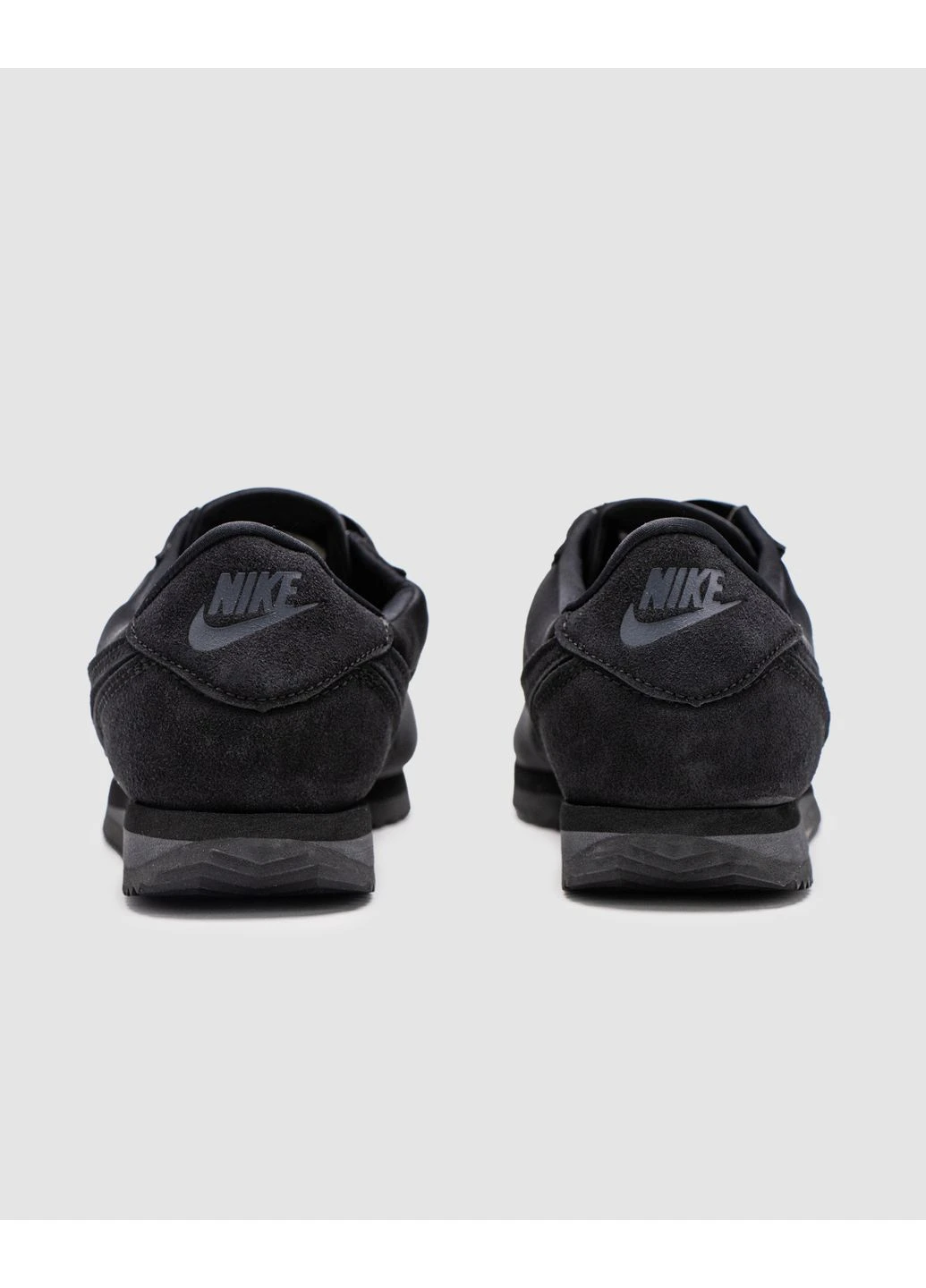 Чорні Осінні кросівки чоловічі nike cortez triple black найк кортез No Brand
