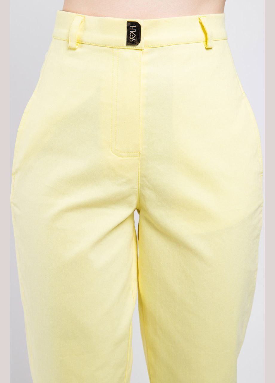 Штани жіночі банани джинсові жовті Венс MKSH2641-2 Modna KAZKA (276650198)