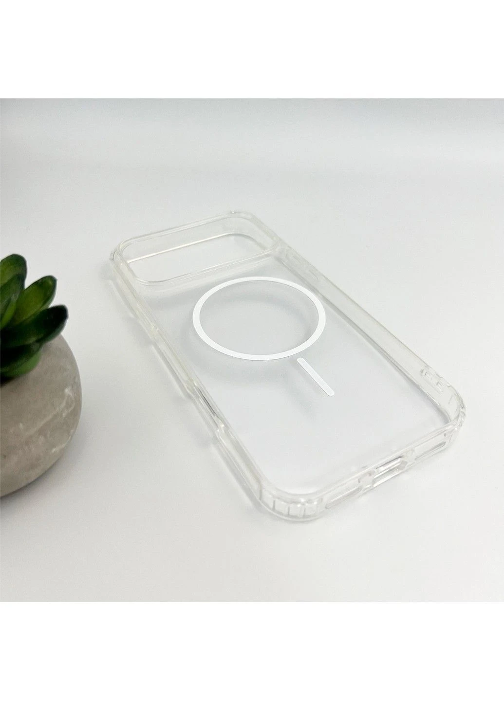Чохол Acrylic Thin Magnetic для Apple iPhone 17 Pro White Cosmic (382689689)