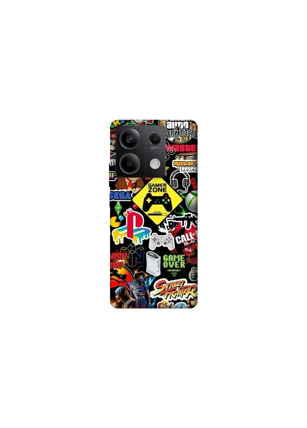 Чехол на Xiaomi Redmi Note 13 5G Gamer Zone Frontalka (393233625)
