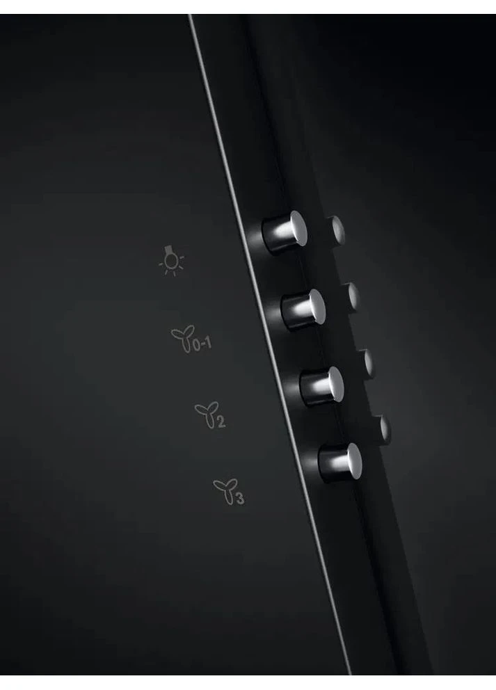 Вытяжка LFV326K вертикальная, 60см, 600м куб/час, черная Electrolux (393537008)