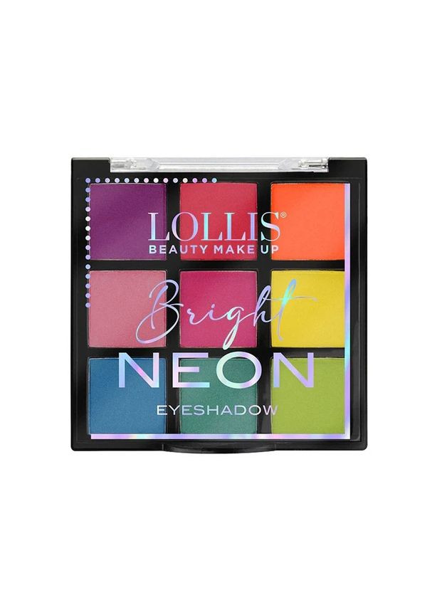 Палетка тіней для повік 9 кольорів, 15 г LOLLIS Bright Neon (332614762)