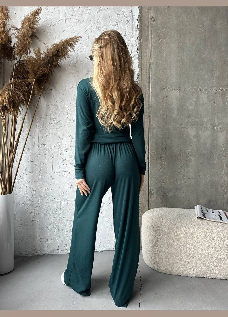 Женский костюм двойка лонгслив и брюки свободного кроя. MonCher (336890254)