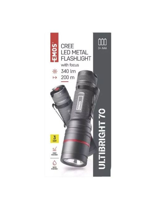 Ліхтарик Emos P3170 340Lm 3AAA Metal (268139644)