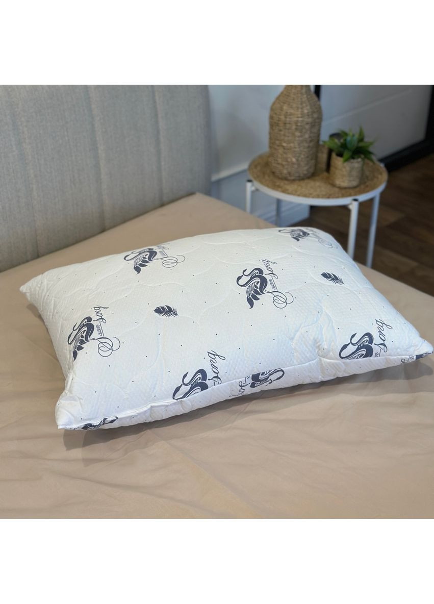 Подушка из лебединого пуха 21498 50х70 см белая Leri Max (365689169)