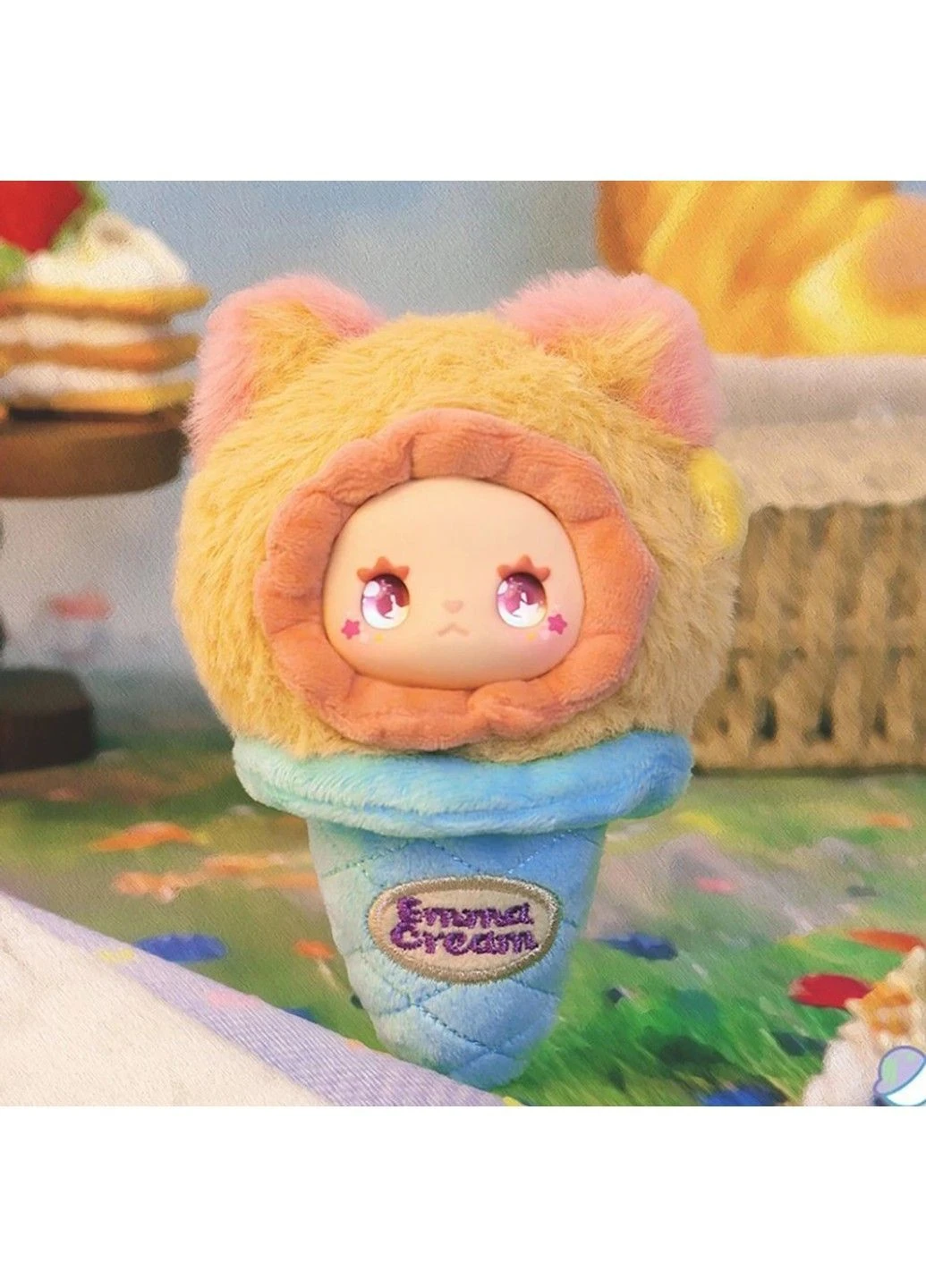 Колекційна м'яка іграшка з кільцем Морозивко Lucky Emma серії "Scoop Ice Cream" POP TOP (392089282)
