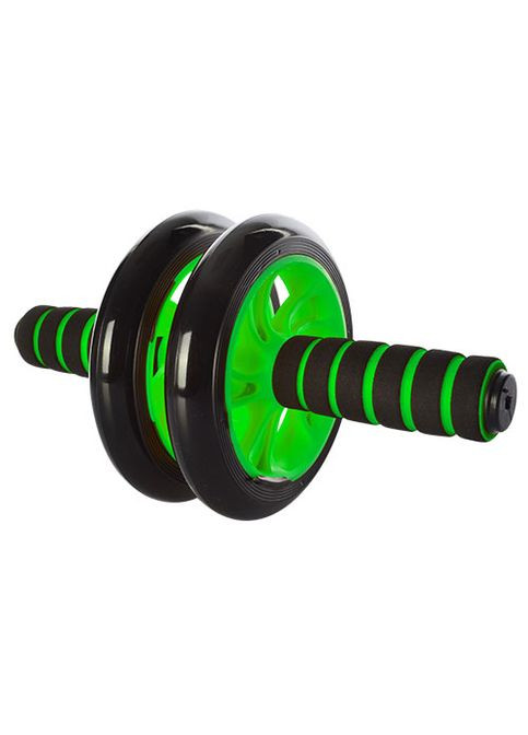 Ролик для пресу подвійний EasyFit з килимком Зелений (A-031576) Profi (339103070)