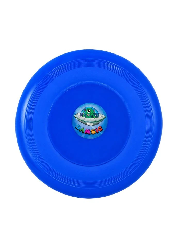 Детская игрушка “Летающая тарелка” 034/1BMS(Blue) диаметр 21 см Bamsic (394729153)