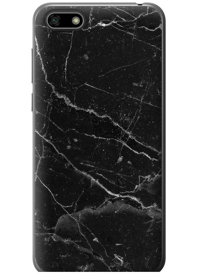 Силіконовий чохол 'Чорний мармур v2' для Endorphone Huawei Y5 2018 (316654701)