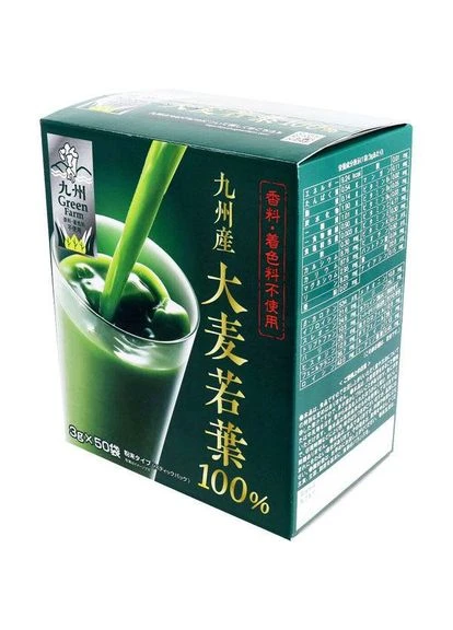 100% Kyushu Barley Grass Juice чистий аодзіру, 50 стіків GREEN FARM (389768805)