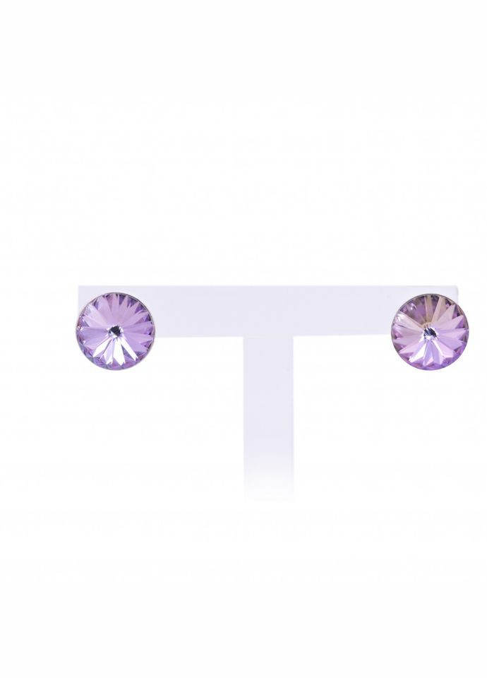 Жіночі сережки-гвоздики із кристалами ніжно-світлого кольору Jablonec (297647569)