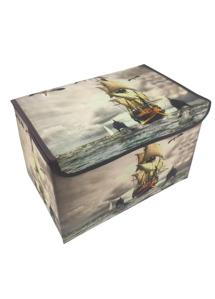 Кошик для зберігання іграшок MR 0625, 38 x 24 x 24 см (Корабель) No Brand (388537272)