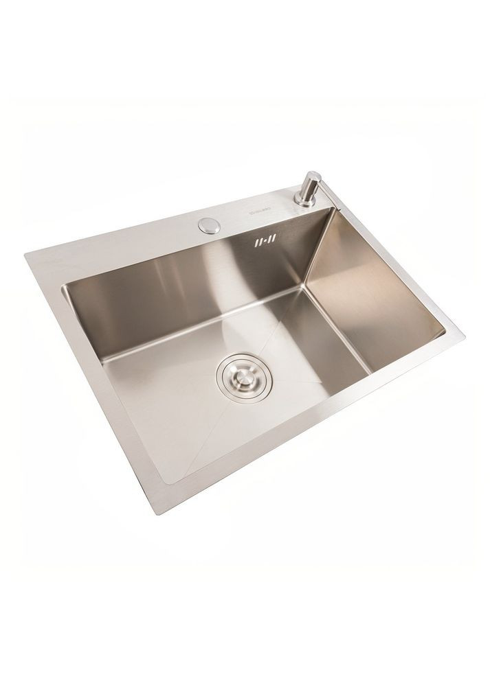 Кухонная мойка 58*43 нержавейка Handmade (сифон круглый, 3.0/0.8) Valeso (353746911)