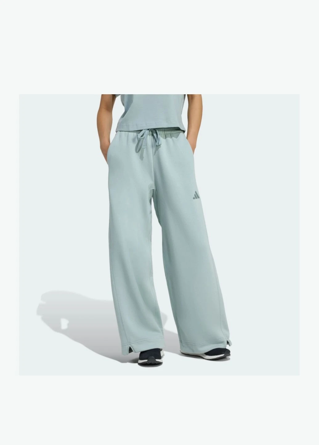 Брюки ALL SZN Fleece Loose Wide-Leg Sportswear JY7795 adidas (378371130)